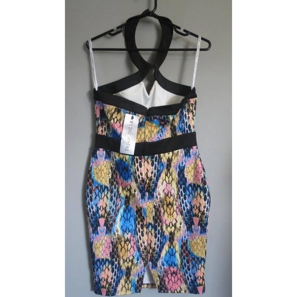 PAPER DOLLS stunning halter style dress - size UK 14 - new with tags - Picture 4 of 5